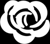 Decorative art of a rose